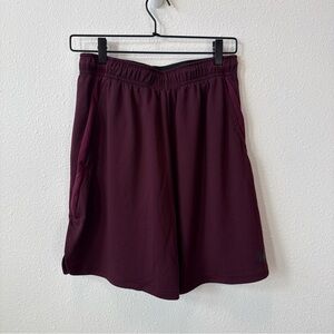 Nike Dri-fit Men's Burgundy Athletic Shorts
